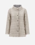 Herno REVERSIBLE A-SHAPE IN NYLON ULTRALIGHT Chantilly/Grey PI1234D120171994
