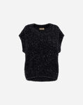 Herno VEST IN NEW PLAIN SEQUINS Black MV000020D760739300
