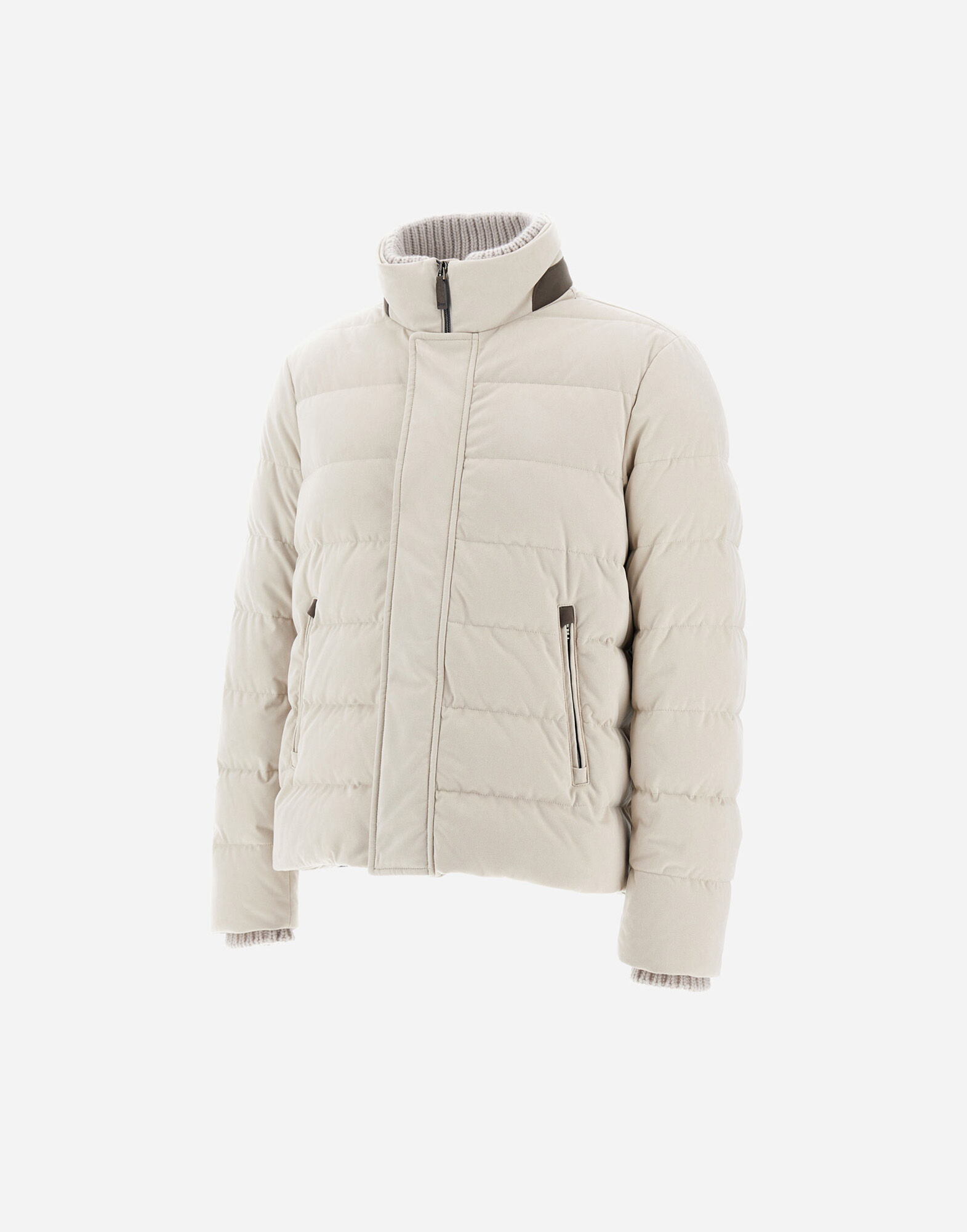 Herno ベージュ スエード フード付きジャケット メンズ SUEDE EFFECT JACKET アイス | Herno® (ヘルノ)