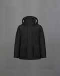 Herno LAMINAR PARKA IN CRINKLE METALLIC Black PI00374UL128399300