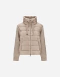 Herno RESORT JACKET IN NYLON ULTRALIGHT & KNIT Chantilly PI00138DR12017Z1985