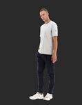 Herno LAMINAR T-SHIRT IN COMPACT JERSEY WITH NYLON DETAILS Ice JG00025UL520001250