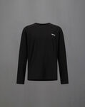 Herno LAMINAR T-SHIRT IN COMPACT JERSEY Black JG00066UL520009300