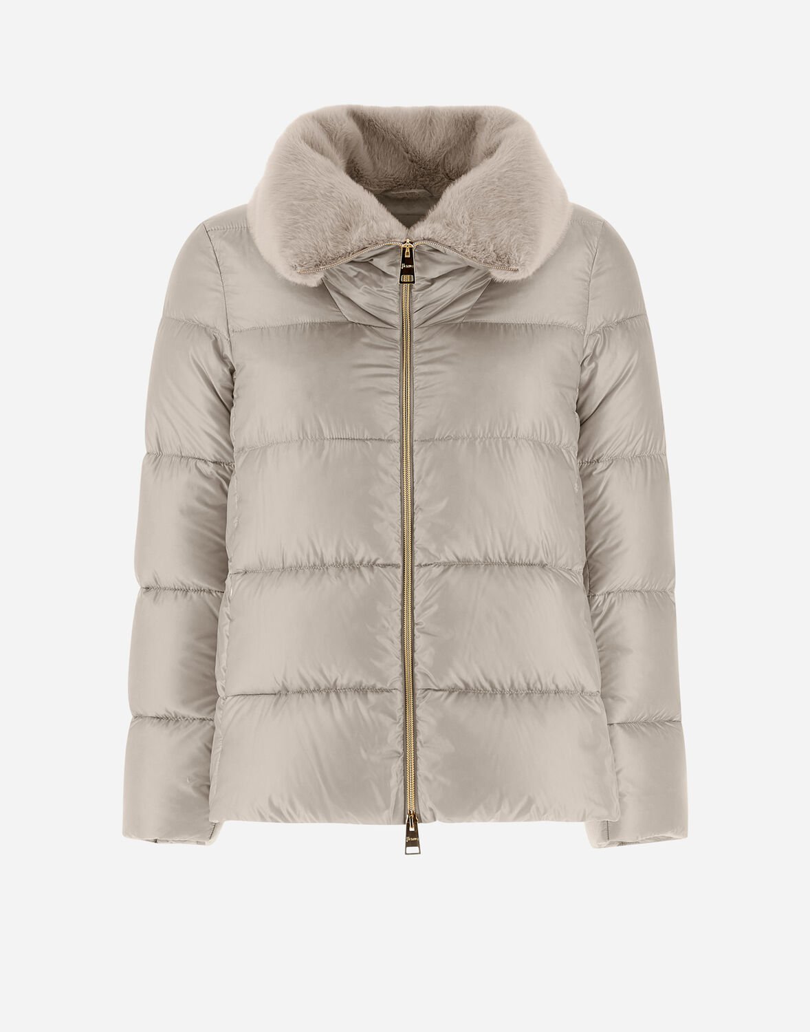 Herno Chantilly Down Jacket With Ultralight Nylon In Chantilly