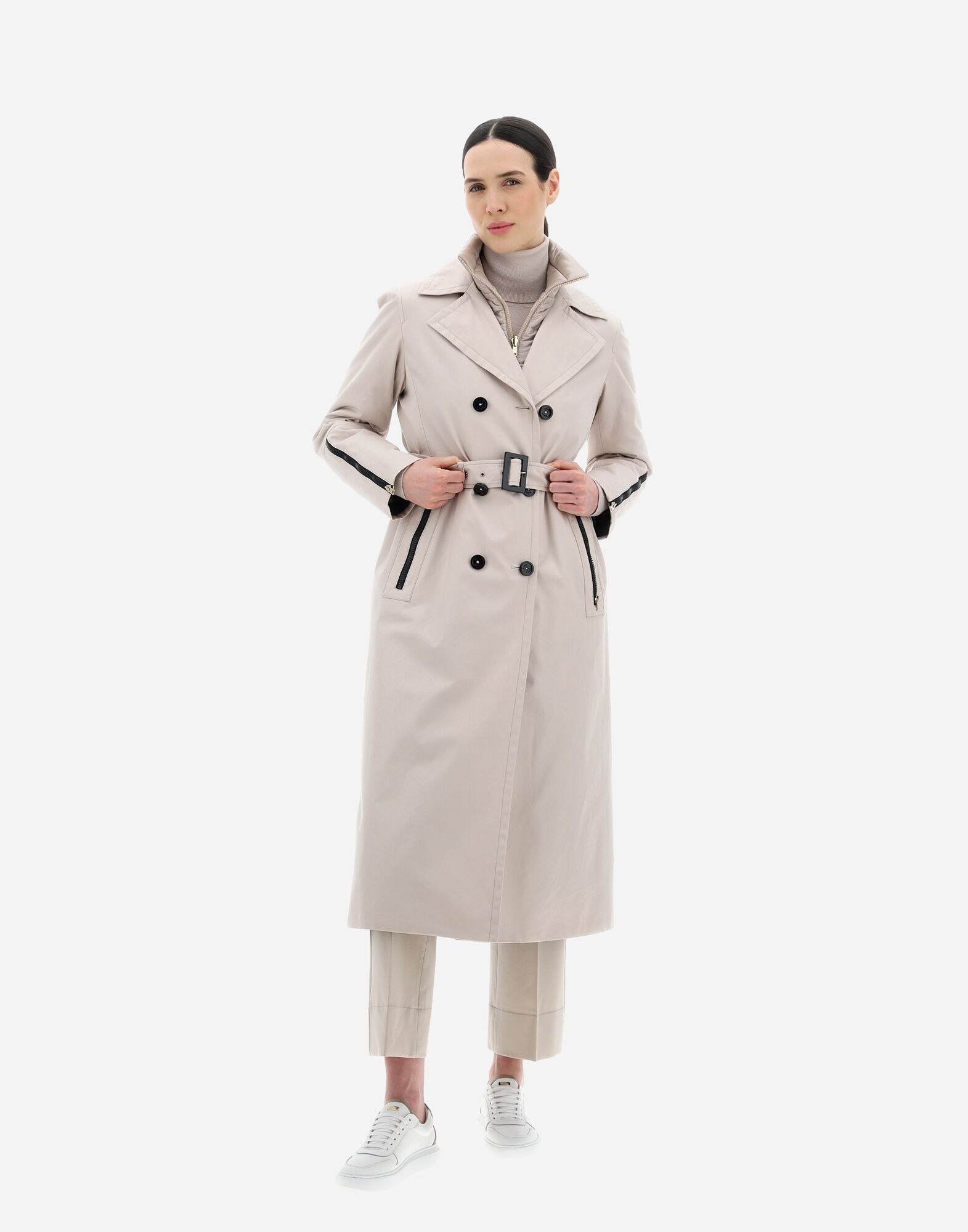 IMPERMEABILE DELON CON STACCABILE ULTRALIGHT HDM in Natural for