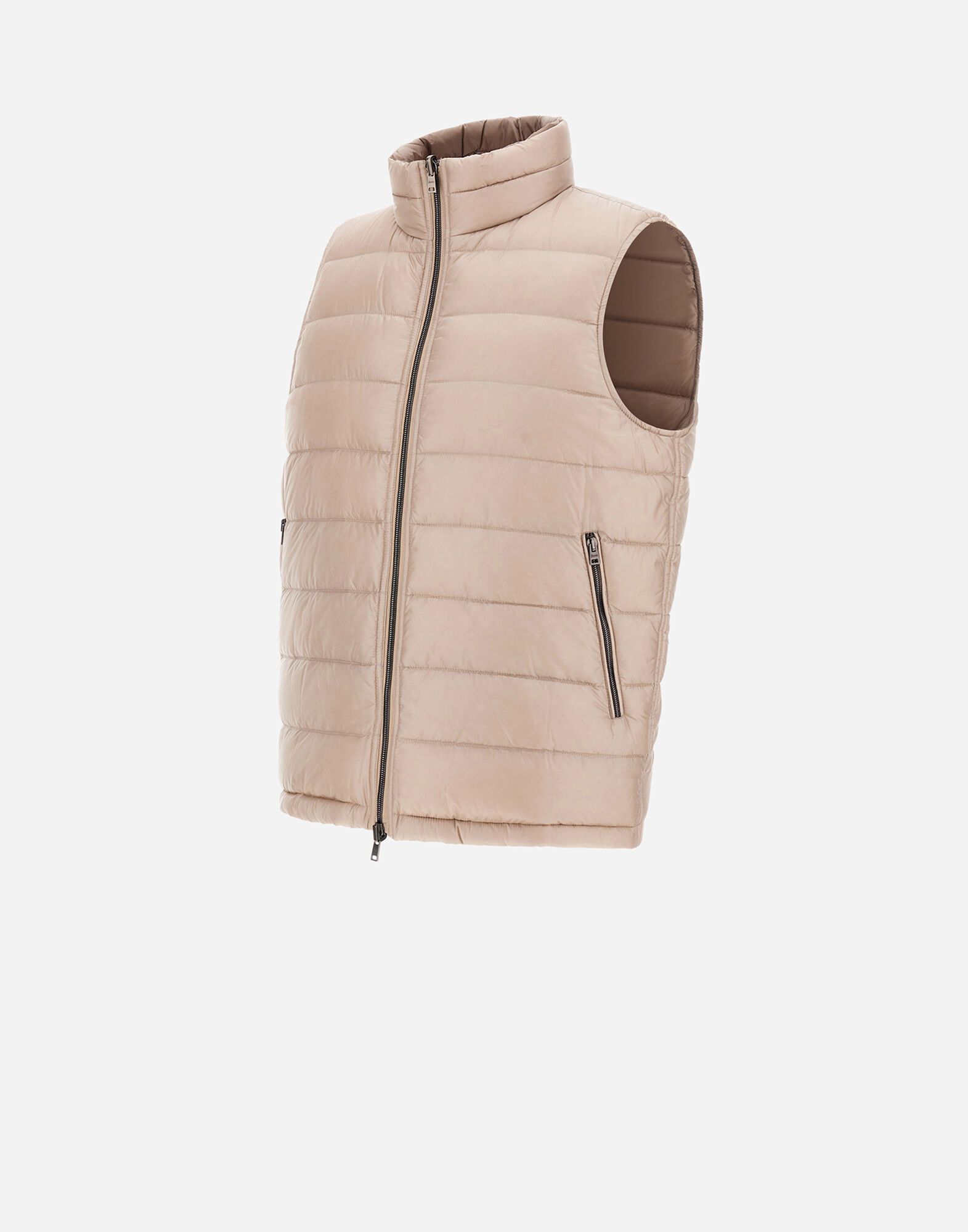 メンズ NYLON ULTRALIGHT リバーシブル ノースリーブジャケット シャンティイ/グレージュ | Herno® (ヘルノ)