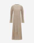 Herno DRESS IN RIBBED CARDED WOOL Chantilly MAB00006D703171985