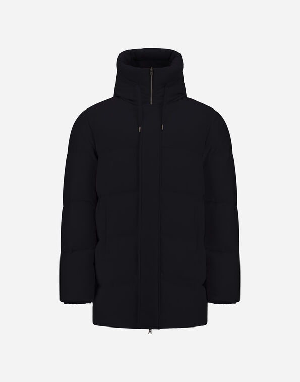 Herno JACKET IN CASHMERE, SILK AND NYLON WITH IRIDESCENT EFFECT Black PI001382U380879300