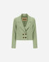 Herno VISCOSE-EFFECT BLAZER Light Green GA000290D126077109
