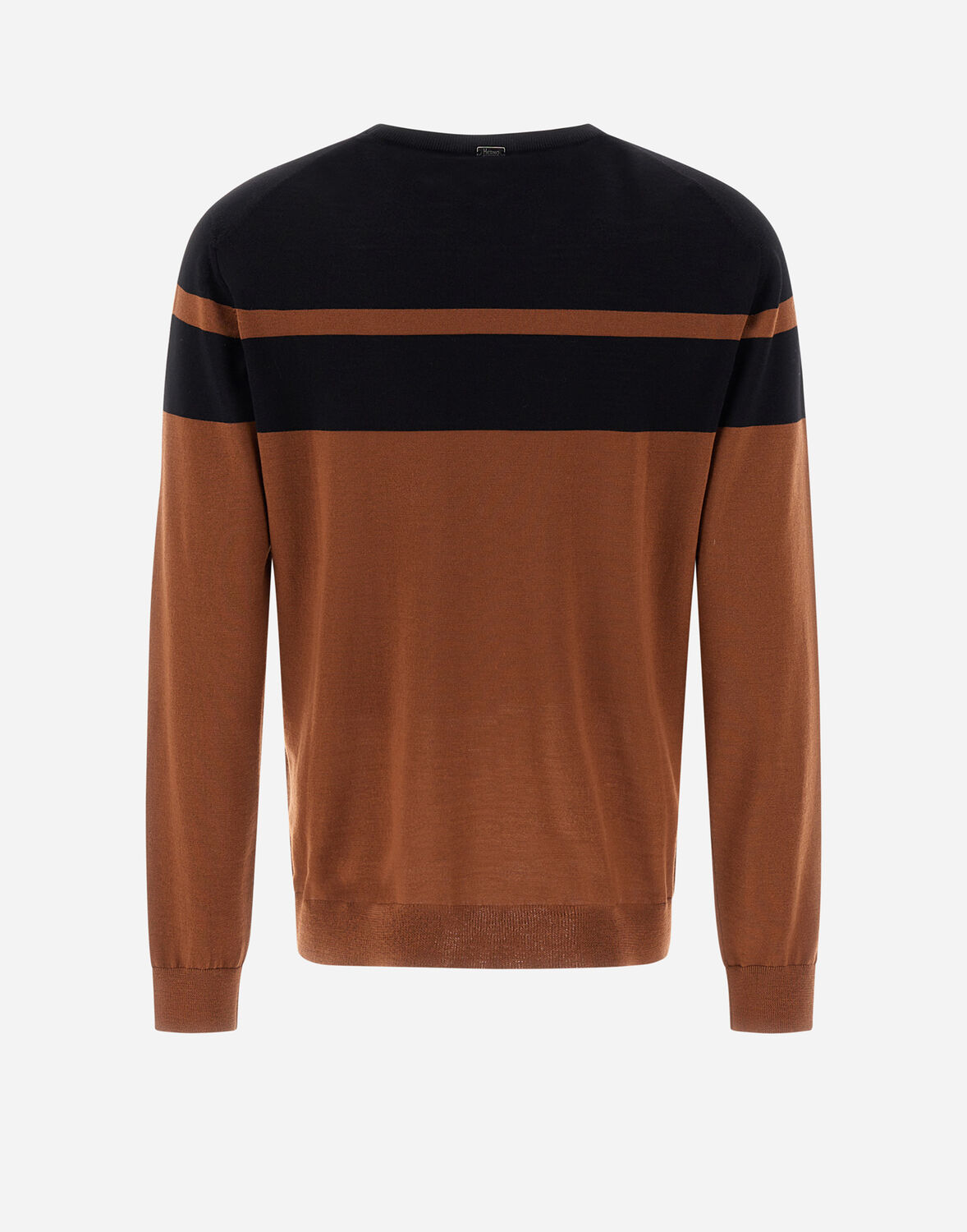 Herno ウィメンズ ブラッシュドウール セーター In Camel/black