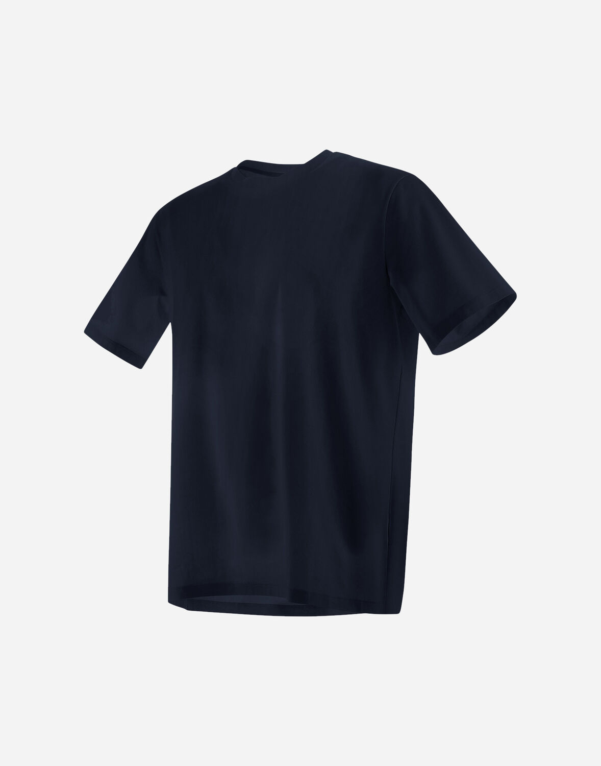 Shop Herno T-shirt In Superfine Cotton Stretch In Navy Blue