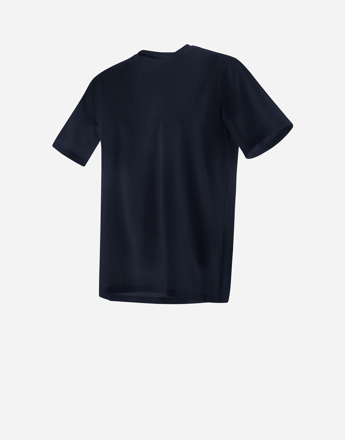 Shop Herno T-shirt In Superfine Cotton Stretch In Navy Blue
