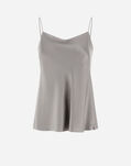 Herno RESORT TOP IN SATIN EFFECT Light Grey BL00007DR125469433
