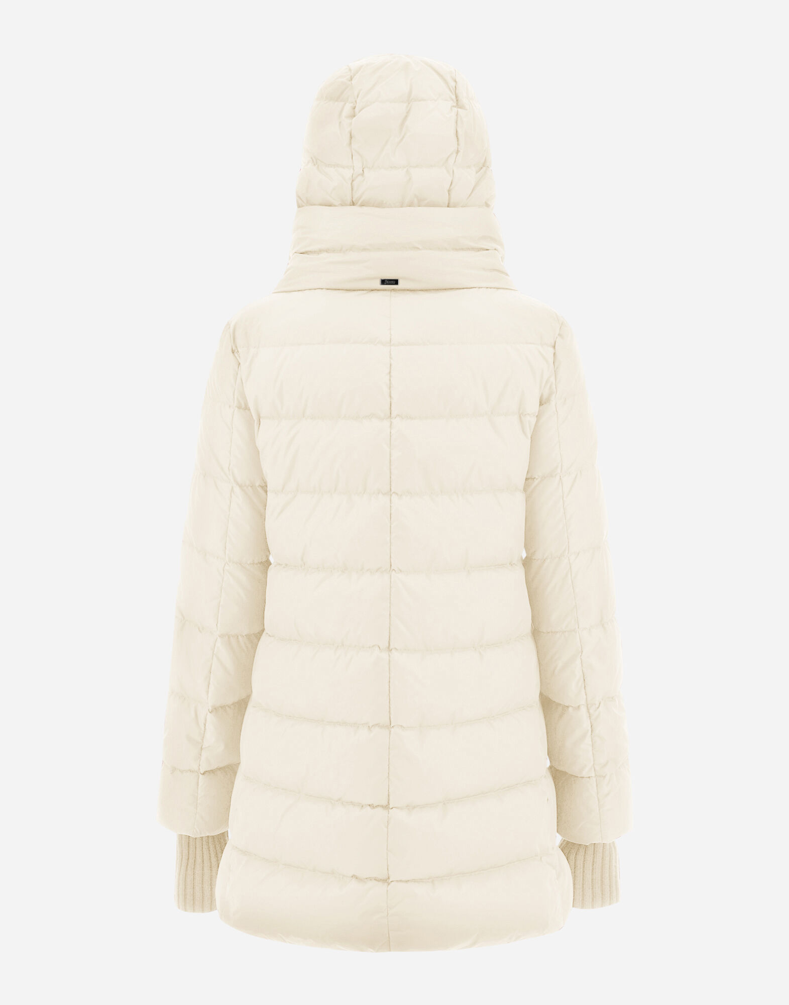 PIUMINO NYLON CHAMONIX TONE ON TONE HDM in White for Women Herno