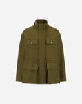 Herno PURE WOOL CLOTH FIELD JACKET Military FI000009D334557740