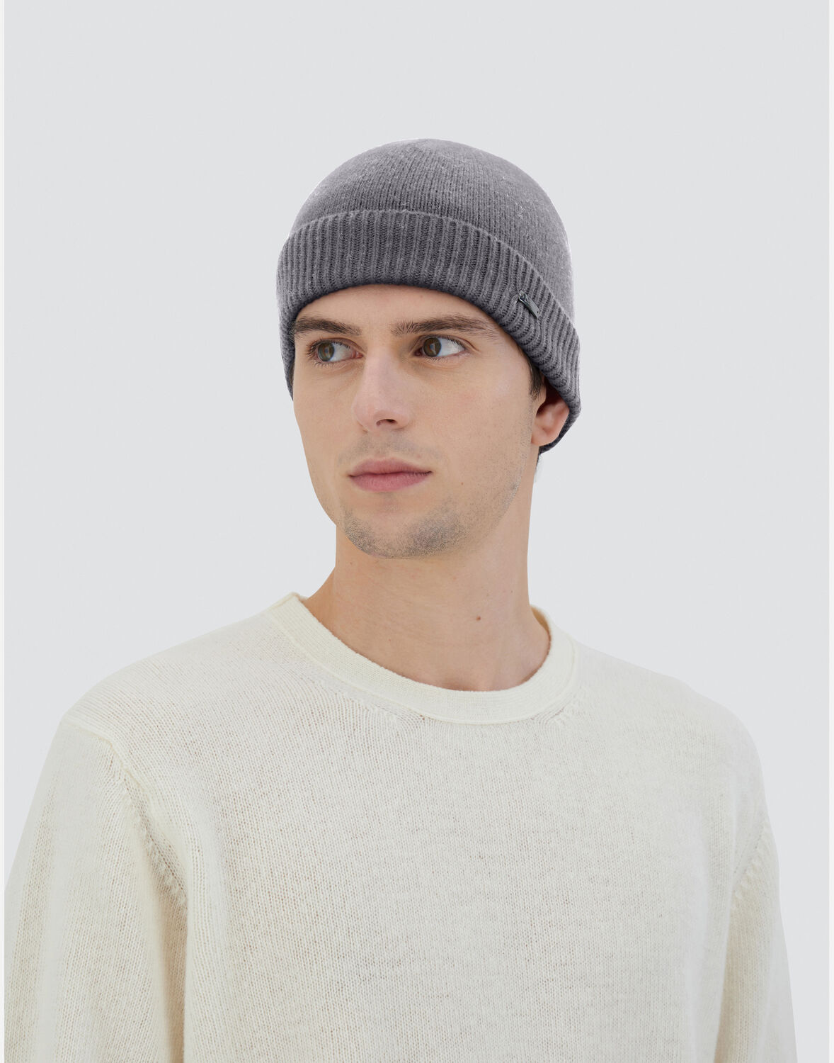 Herno インフィニティ ベーシック ニットキャップ In Grey
