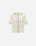 Herno RESORT SWEATSHIRT IN CASHMERE SILK Ivory GI00049DR380871200