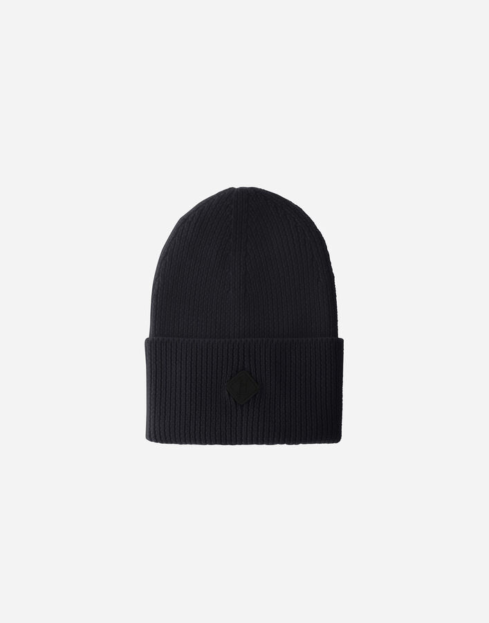 Herno BEANIE IN RIBBED MERINO WOOL Black BER00044U703199300