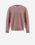 Herno SWEATER IN PLAIN ALPACA WOOL Pink MG000155U702444125