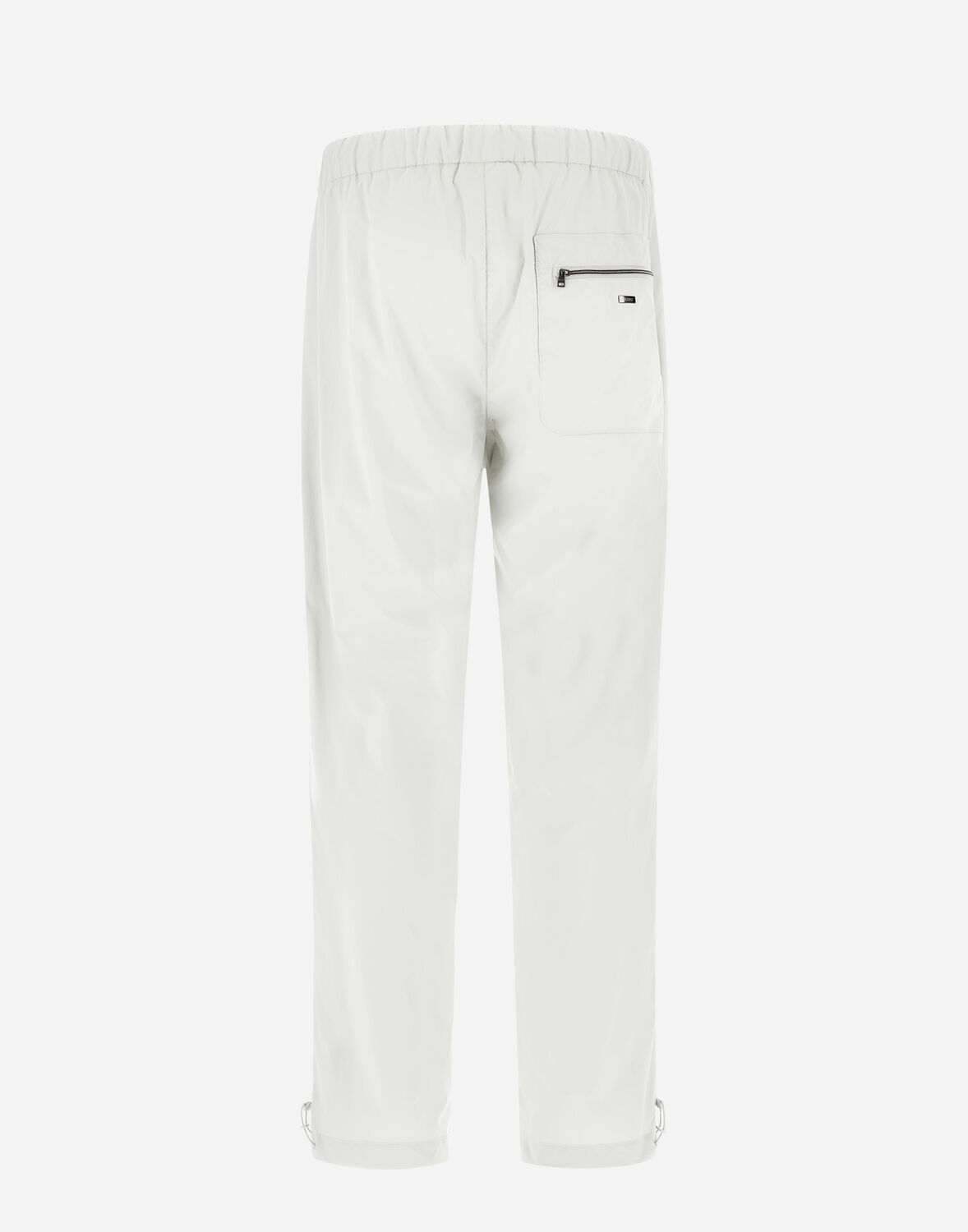 Herno Resort Trousers In Light Nylon Stretch In White