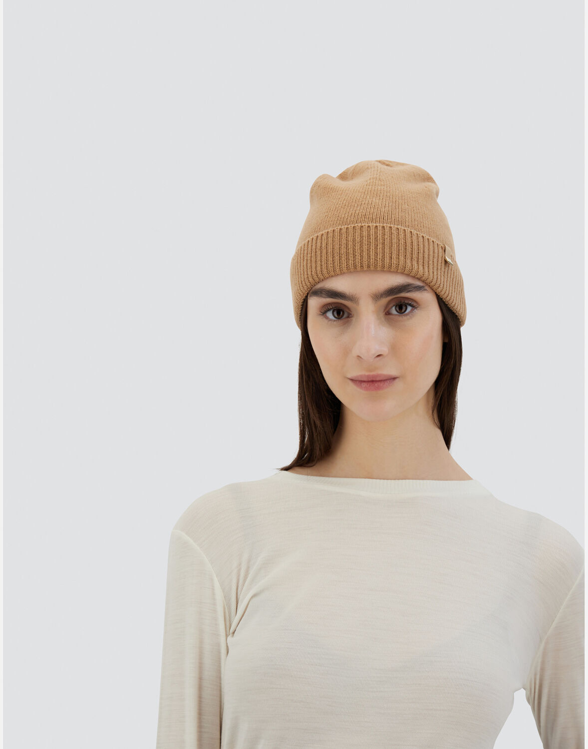 Herno インフィニティ ビーニー In Camel