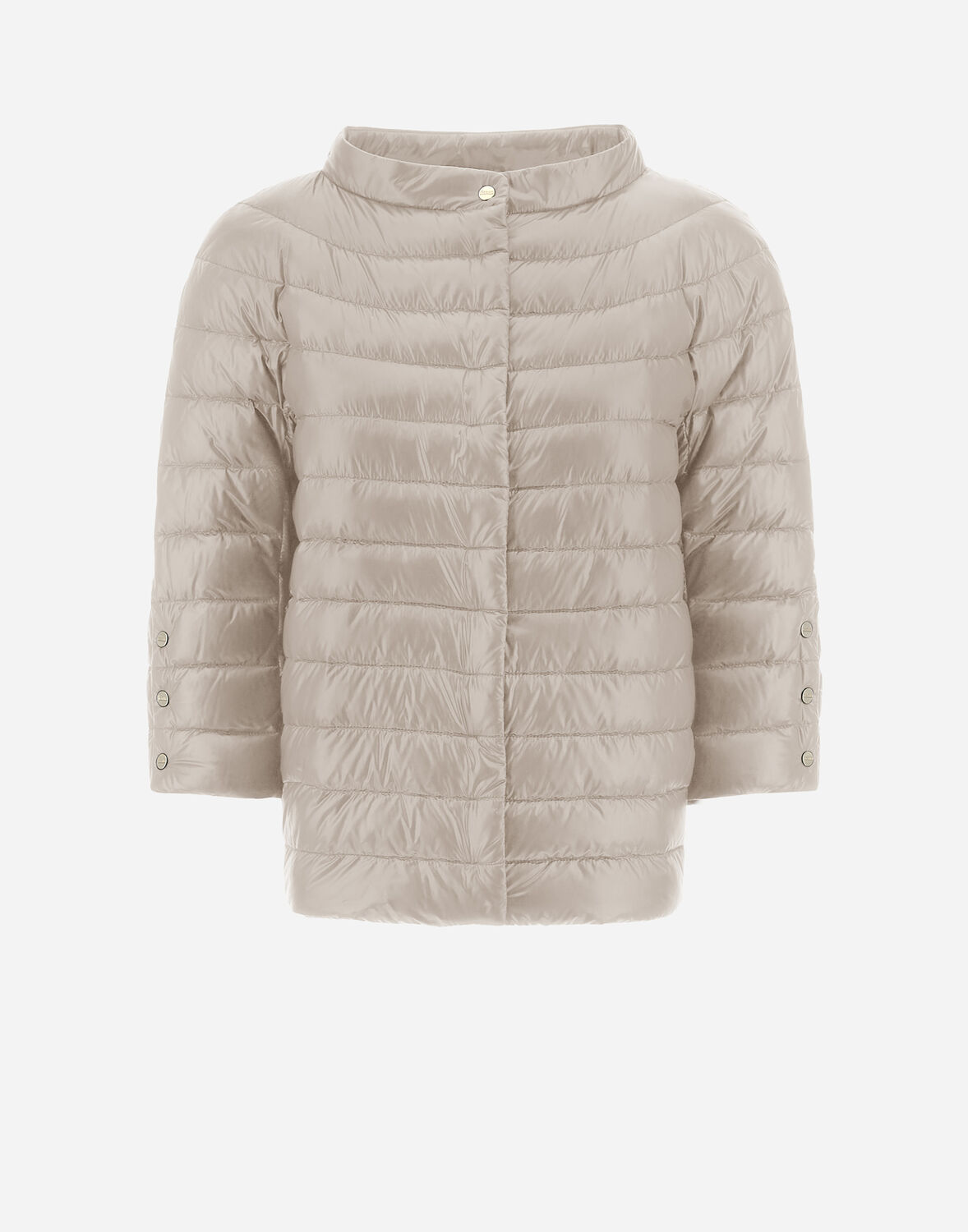 Herno Nylon Ultralight & Monogram ケープ In Chantilly