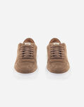 Herno SUEDE AND MONOGRAM TRAINERS Camel SH010UMSHOE262157
