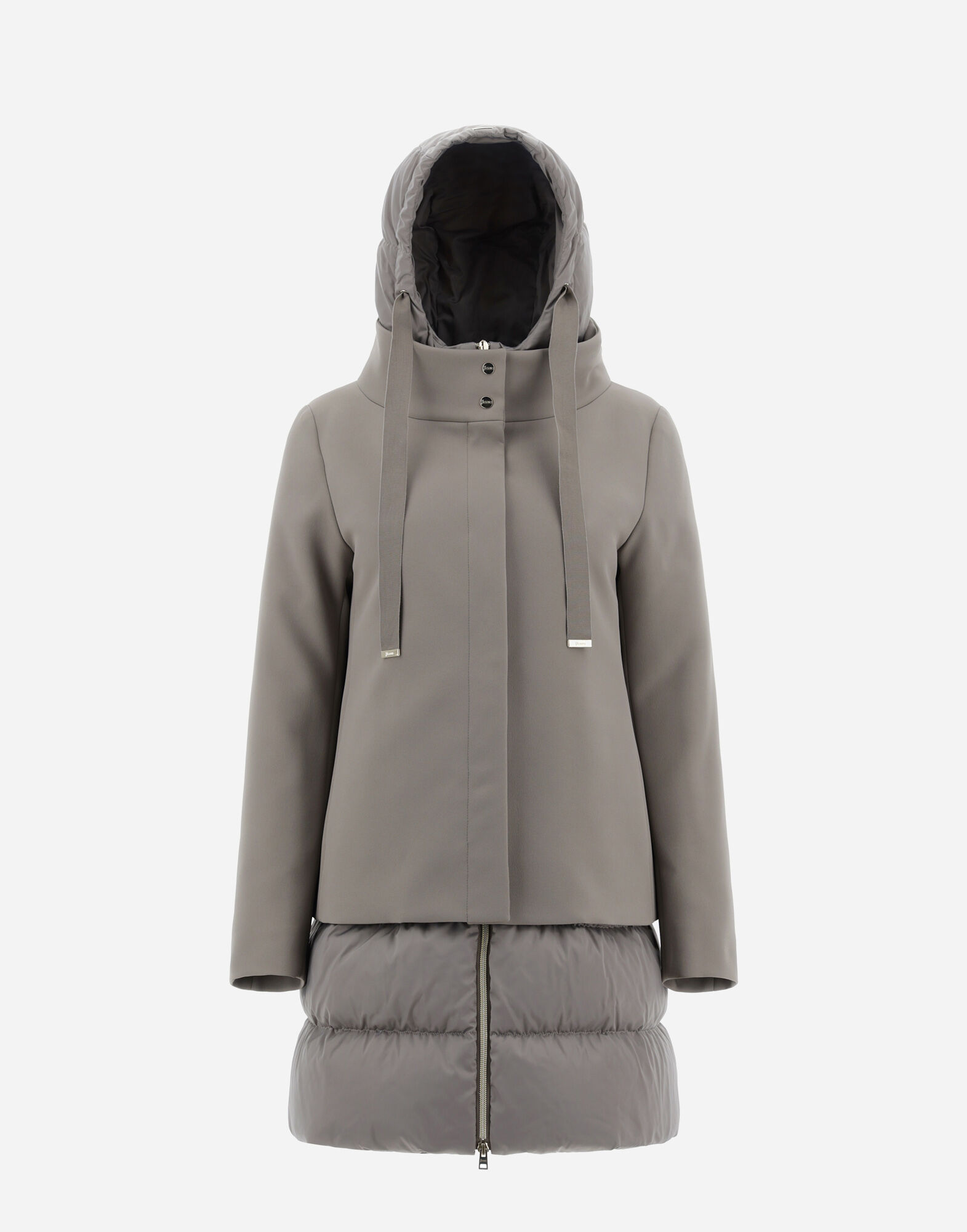 PIUMINO NEW CITY GLAMOUR RASO HD en Dove Grey pour femme Herno