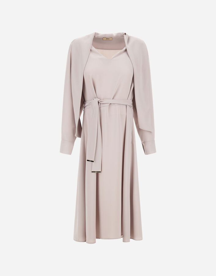 Herno DRESS IN LUCENT CADY Chantilly AB000083D12875S1985