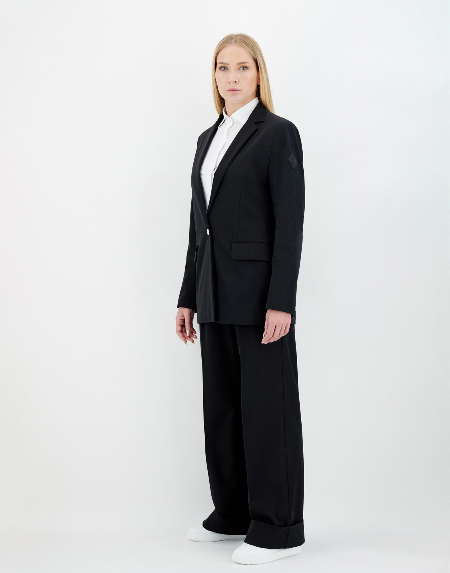 Stretchy suit hotsell jacket womens