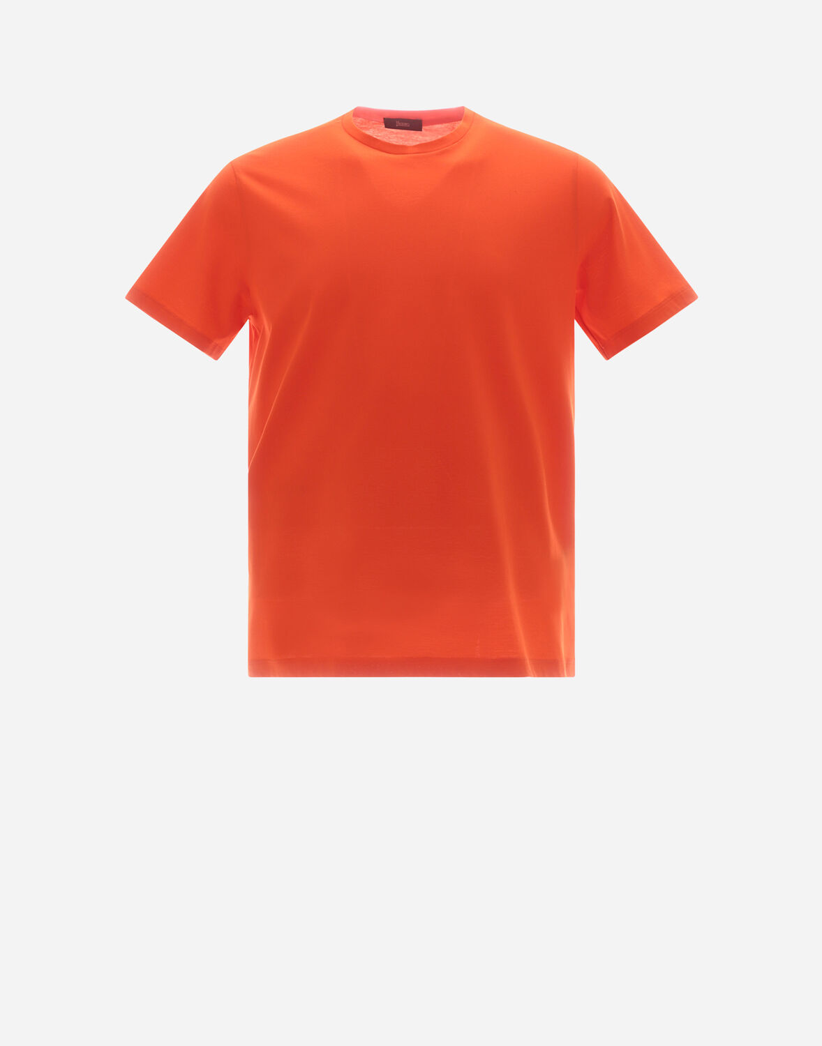 Herno T-shirt In Crepe Jersey - Male Men Knitwear Orange 44