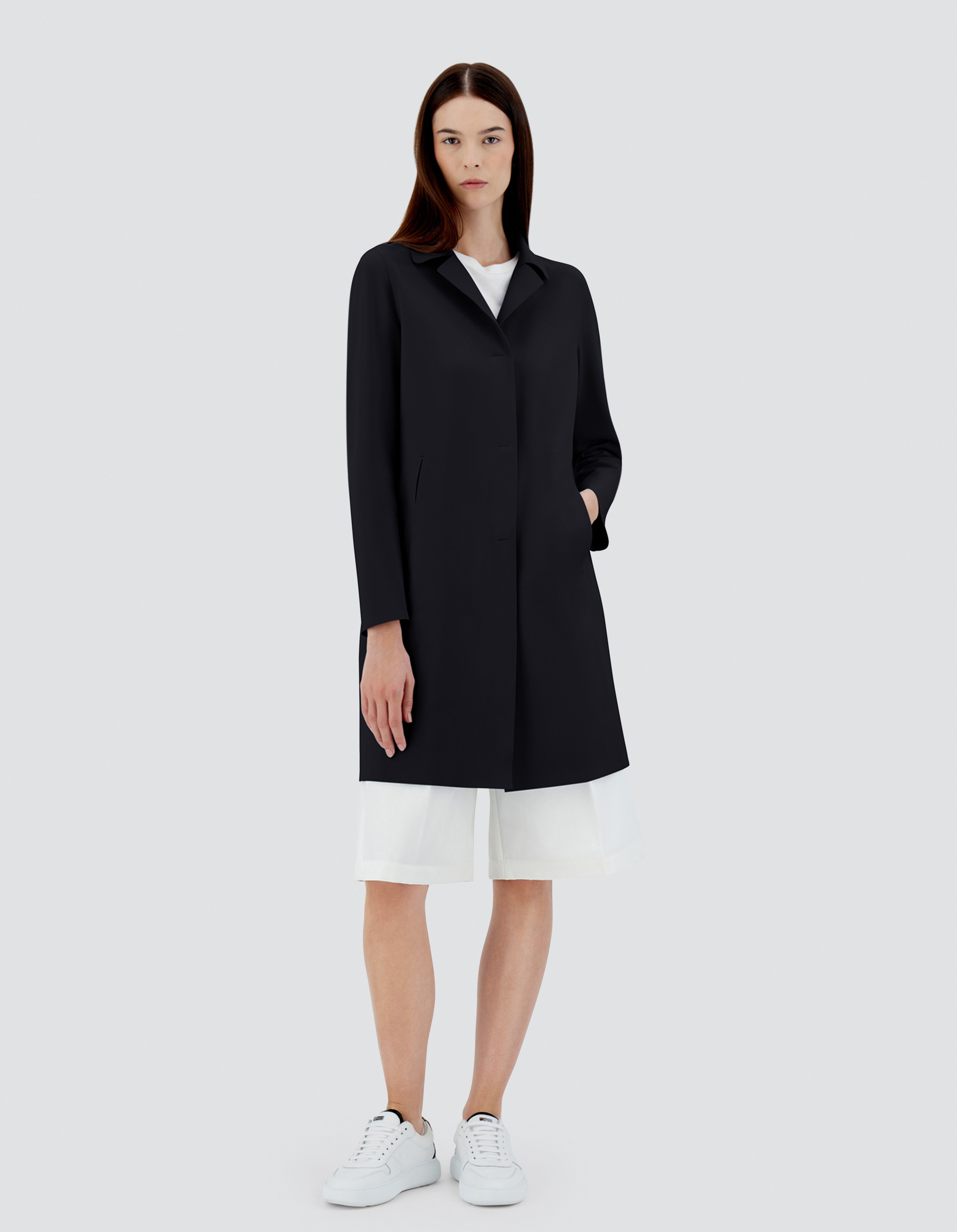 CAPPOTTO FIRST-ACT HD in Black for Women | Herno®
