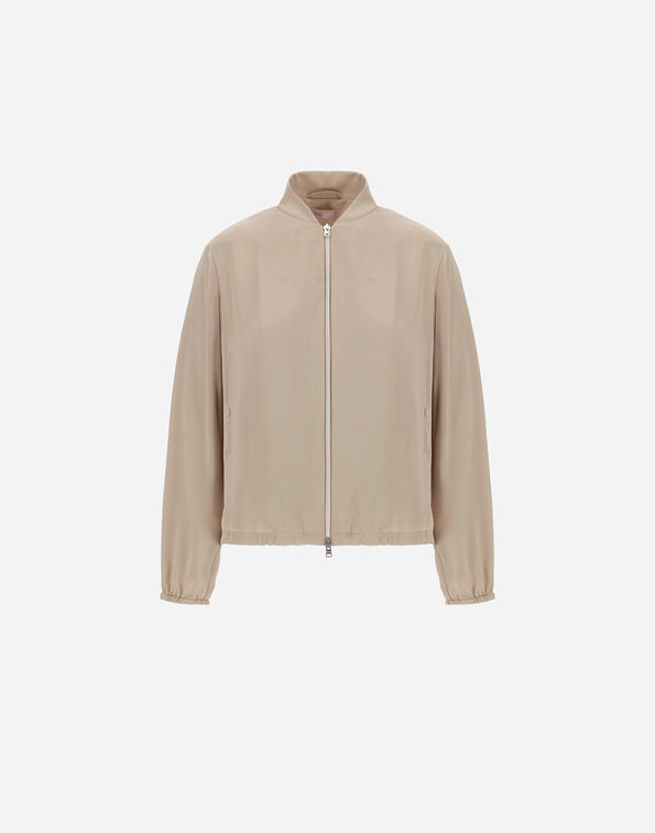 Herno RESORT BOMBER JACKET IN EXTRA-FINE SATIN Chantilly GT00001DR129121985