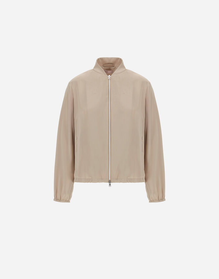 Herno RESORT BOMBER JACKET IN EXTRA-FINE SATIN Chantilly GT00001DR129121985