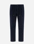Herno TROUSERS IN WARM TECH Navy Blue PT000021U125399200