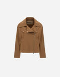 Herno FIRST-ACT PEF BIKER JACKET Camel GI000269D13455S2157