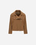 Herno FIRST-ACT PEF BIKER JACKET Camel GI000269D13455S2157