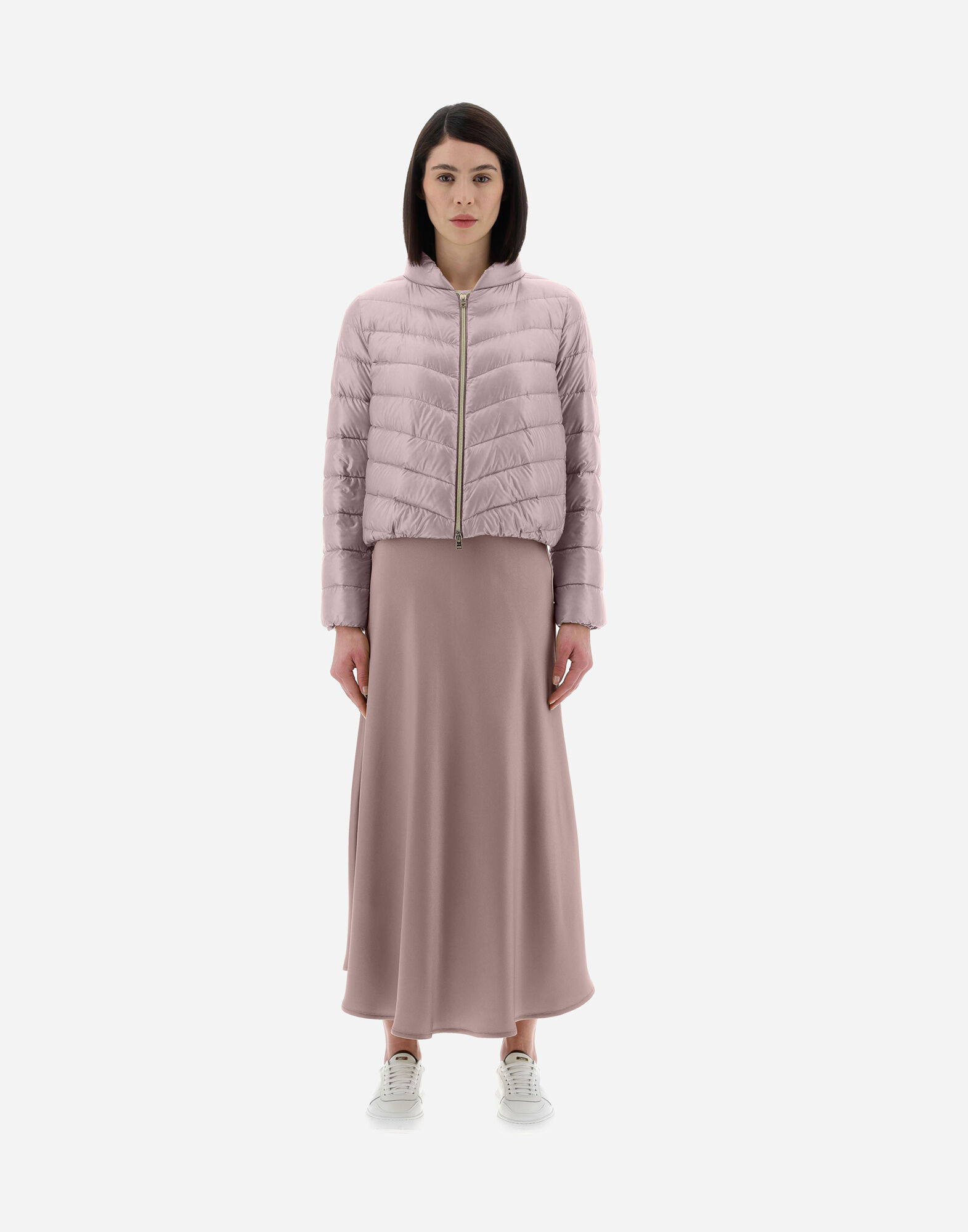 PIUMINO CORTO NYLON ULTRALIGHT HDM in Lilac for Women Herno