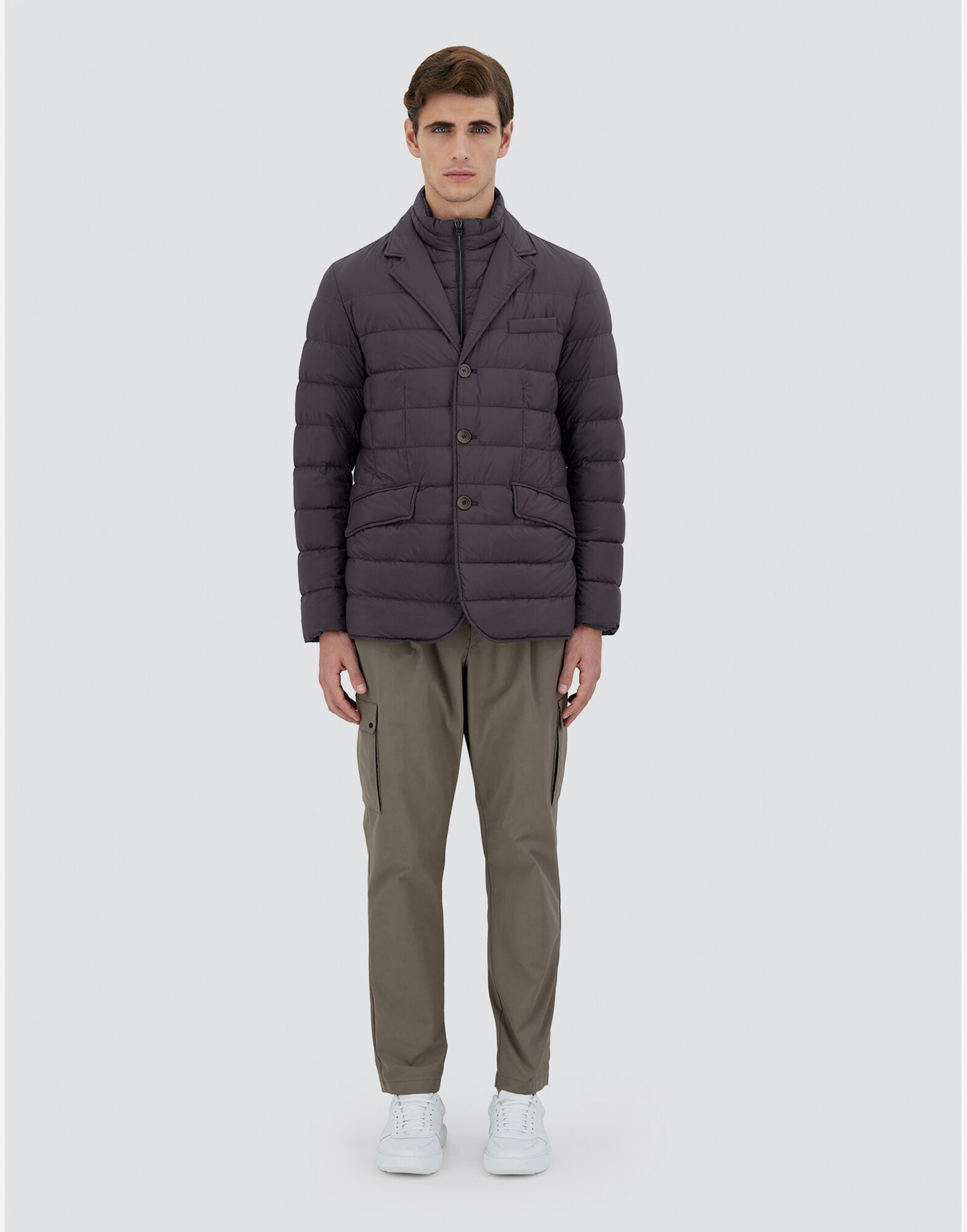 ジャケット・アウター Herno Stretch Jacket Dark gray 52 LA GIACCA in Anthracite for Men | Herno®