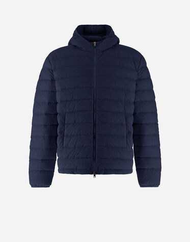 メンズ ライトナイロン ストレッチ RESORT ボンバージャケット ブルー  