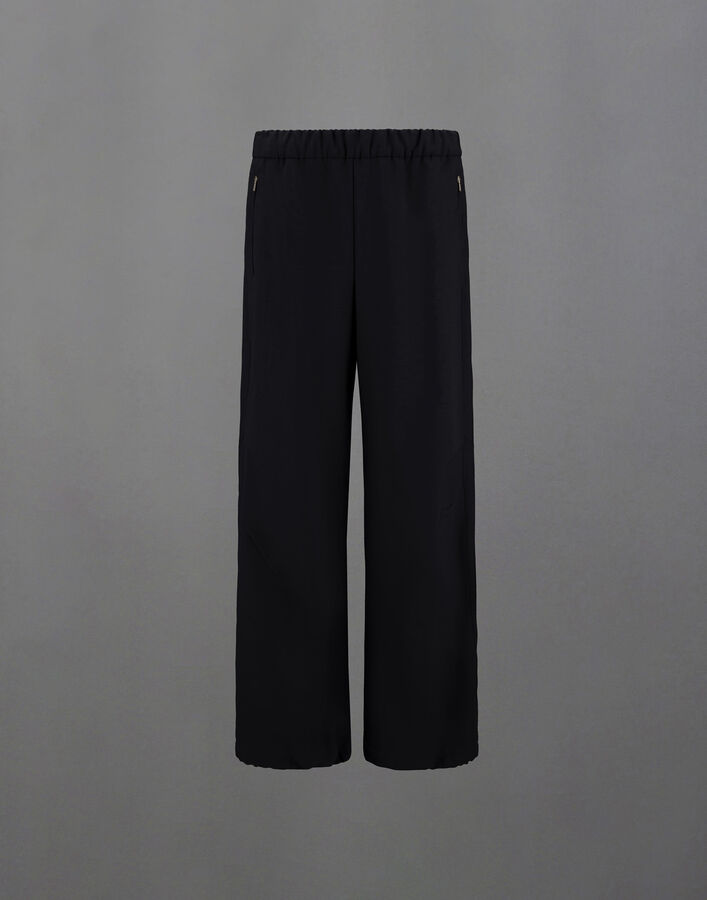 Herno LAMINAR TROUSERS IN WOOL TOUCH Black PT00059DL128479300