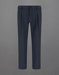 Herno LAMINAR TROUSERS IN MID SEASON NYLON Blue PT00043UL128259201