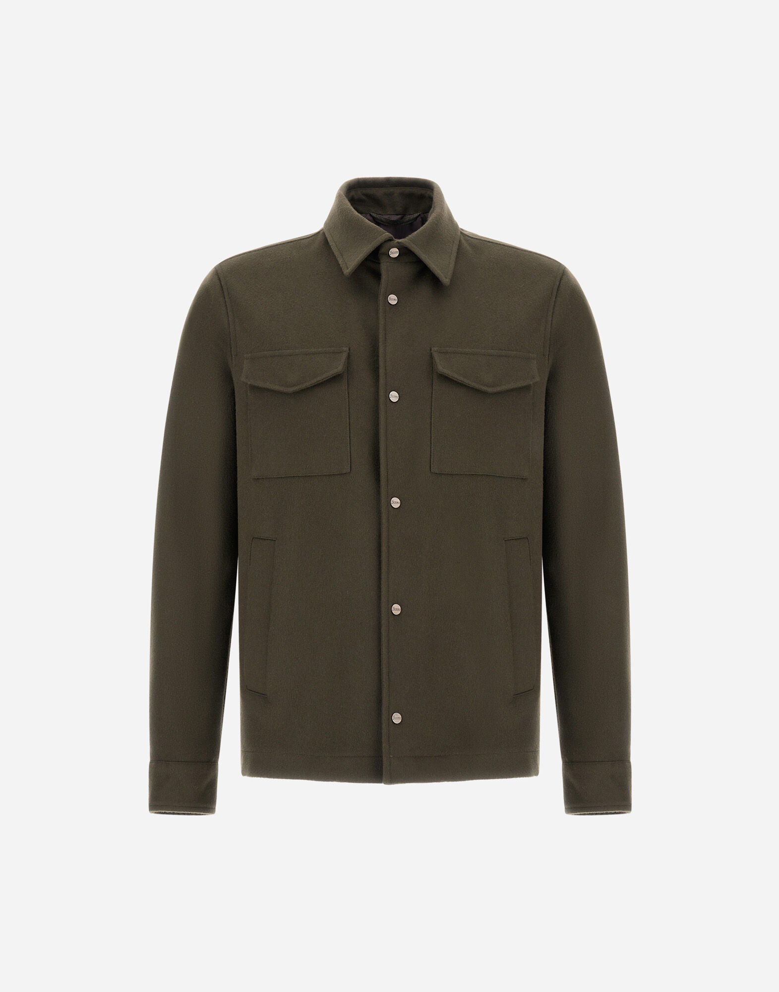 ※とみけん 未使用 HERNO ヘルノ シャツジャケット 52 カーキ メンズシャケット：アウターウェアシャツ | Herno®
