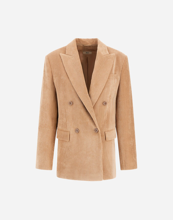 Herno CORDUROY BLAZER Light Camel BLZ00004D129322113
