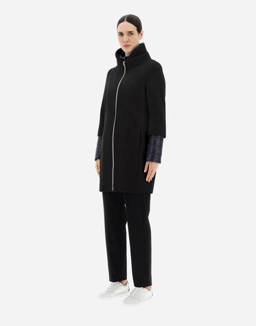 レディース CAPPOTTO CASHMERE COLLO MAGLIA HD ブラック | Herno 