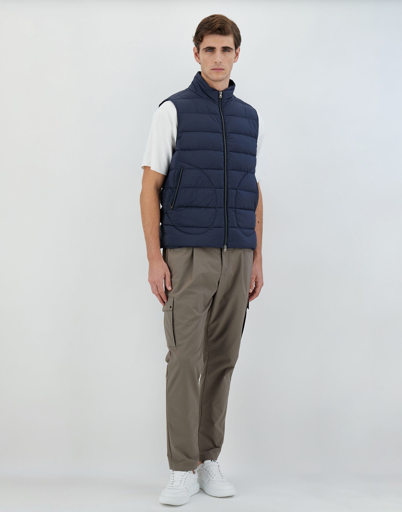 メンズ IL GILET ネイビーブルー | Herno® (ヘルノ) メンズ IL GILET ネイビーブルー | Herno® (ヘルノ)
