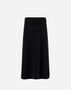 Herno MATTE CREPE SATIN SKIRT Black GN000093D127559300