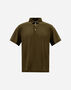 Herno JERSEY CREPE POLO SHIRT Military Green JPL00115U520057745
