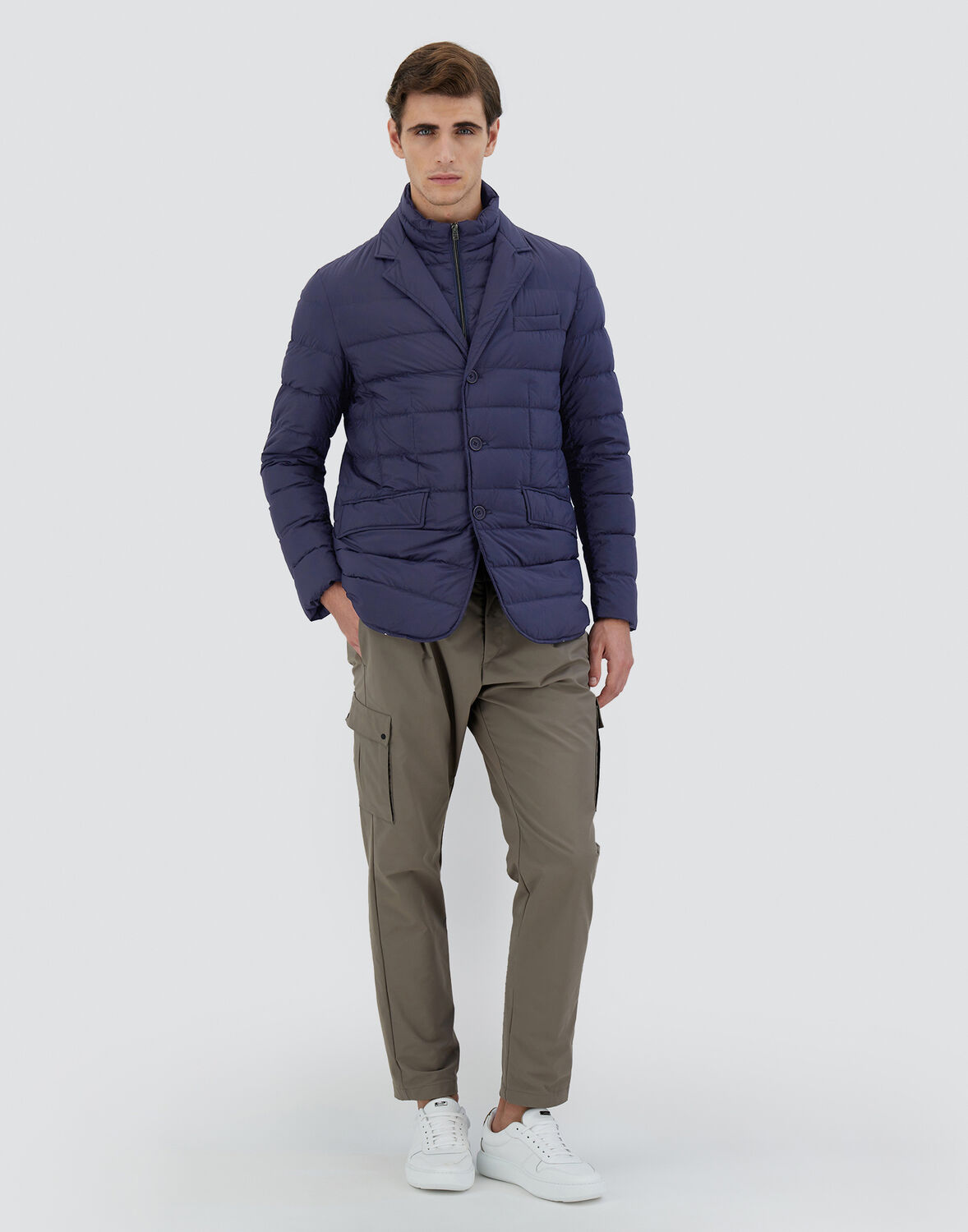 Herno La Giacca In New Blue