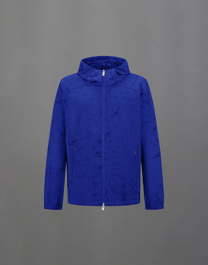 Herno CHAQUETA LAMINAR DE WATER JACQUARD Azul GI00215UL12855J9252